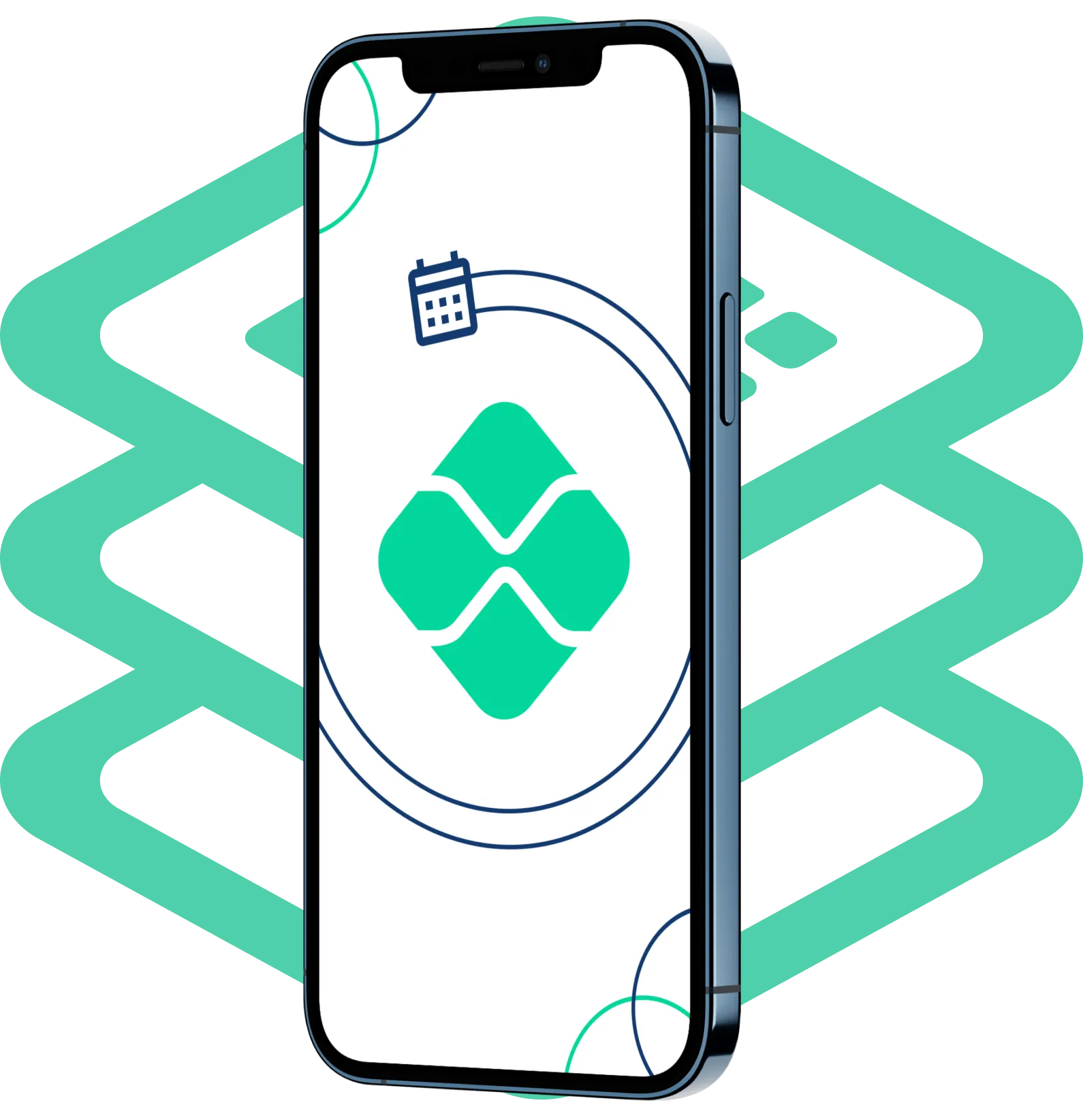 Celular mostrando ícone de pix