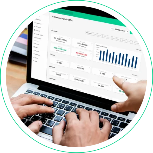 Plataforma OpenPix gerando relatório de transações 
